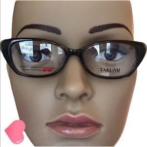 Takumi  eyeglass frame NWOT with sun Clip gorpcore